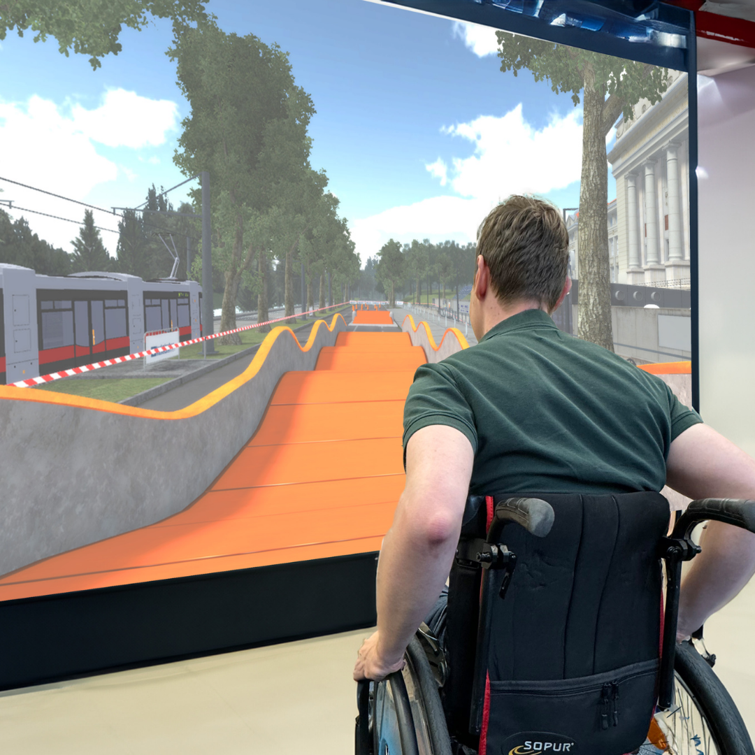 Wheelchair simulator